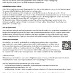 Infobrief & Rechnungen 2021 versendet