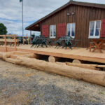 Terrasse fertig gestellt am 5. Frondienst