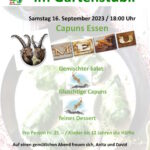 Capuns Essen im Gartenstübli
