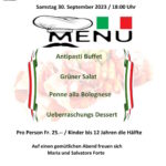 Penne alla Bolognese im Gartenstübli